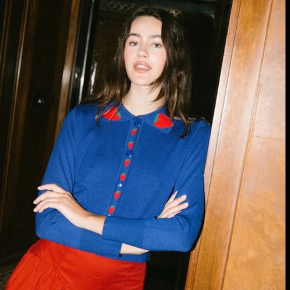 Lisa Says Gah battenberg Cardi